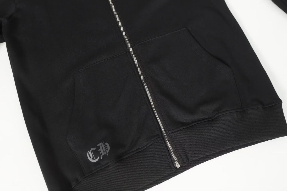 Chrome Hearts Red Lips hooded sweatshirt jacket