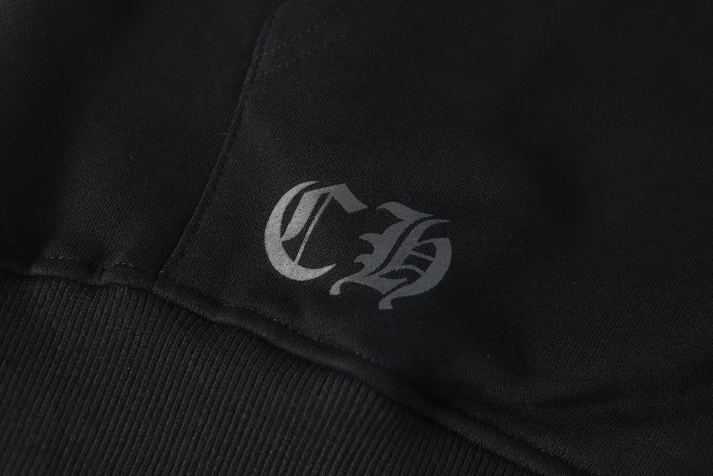Chrome Hearts Red Lips hooded sweatshirt jacket