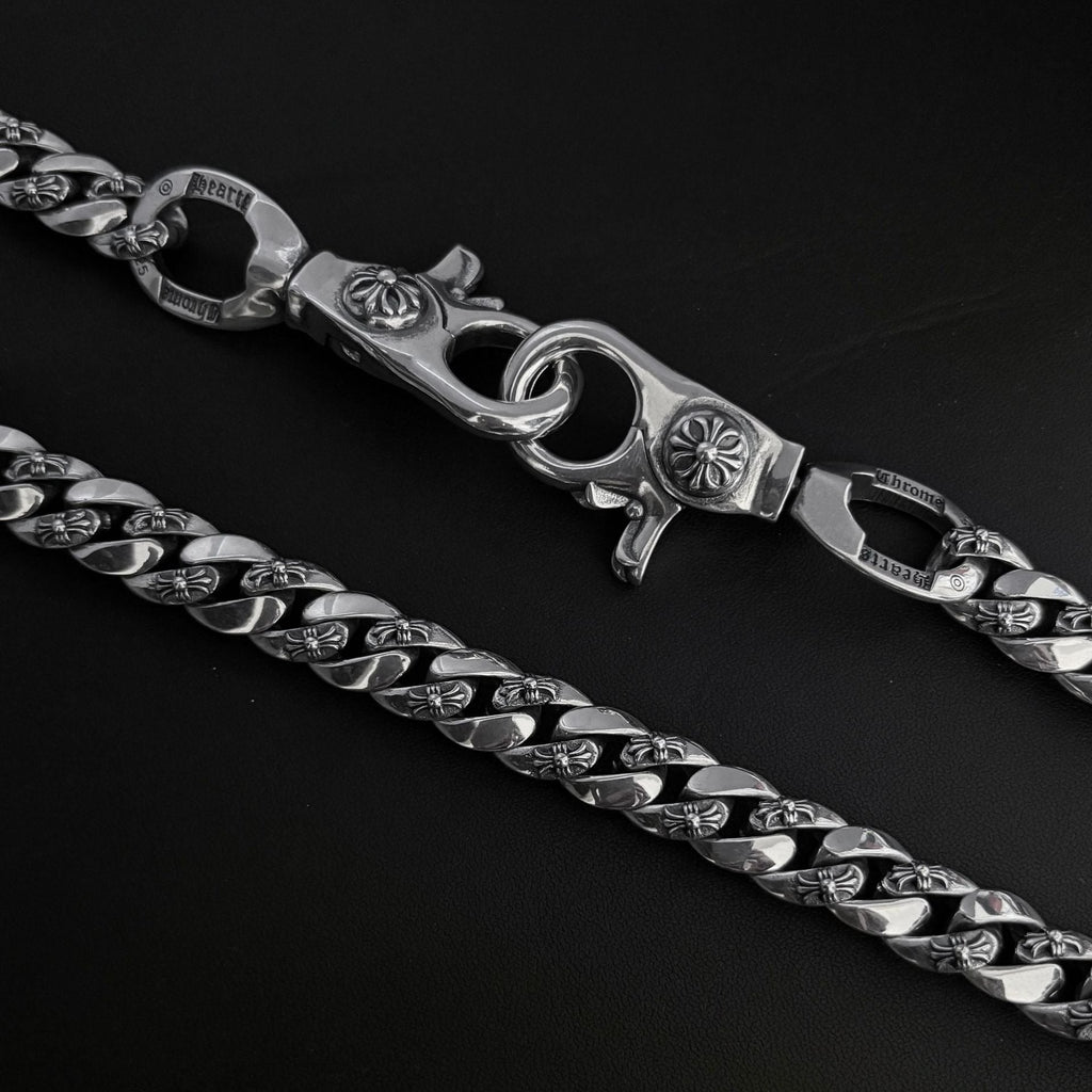 Chrome Hearts 925 Silver Cuban Bold Chain