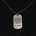 Chrome Hearts retro horseshoe print poker tag pendant