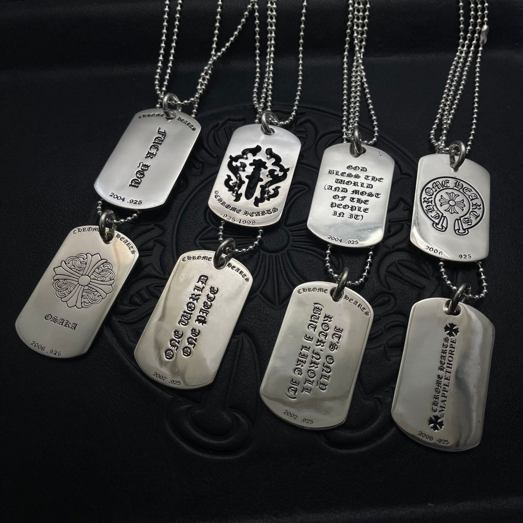 Chrome Hearts retro large military tag