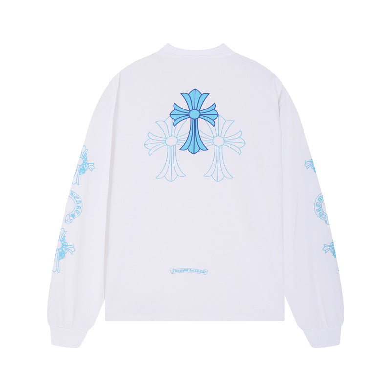 Chrome Heart long-sleeved T-shirt round-neck