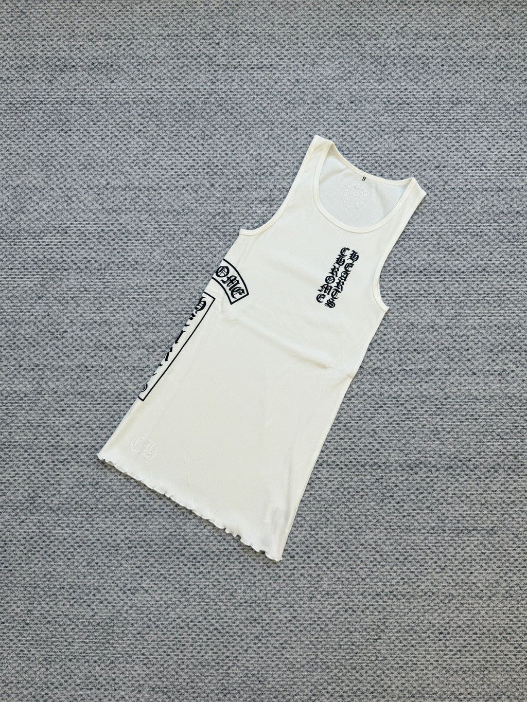 Chrome Hearts Sanskrit letters slim hottie style vest skirt