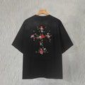 Chrome Hearts Flowers Filled with Crosses T-Shirt