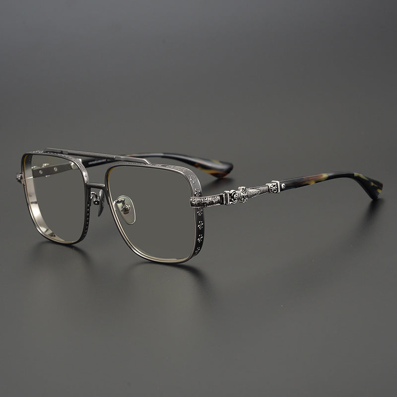 chrome hearts all-match pure titanium square frame sunglasses