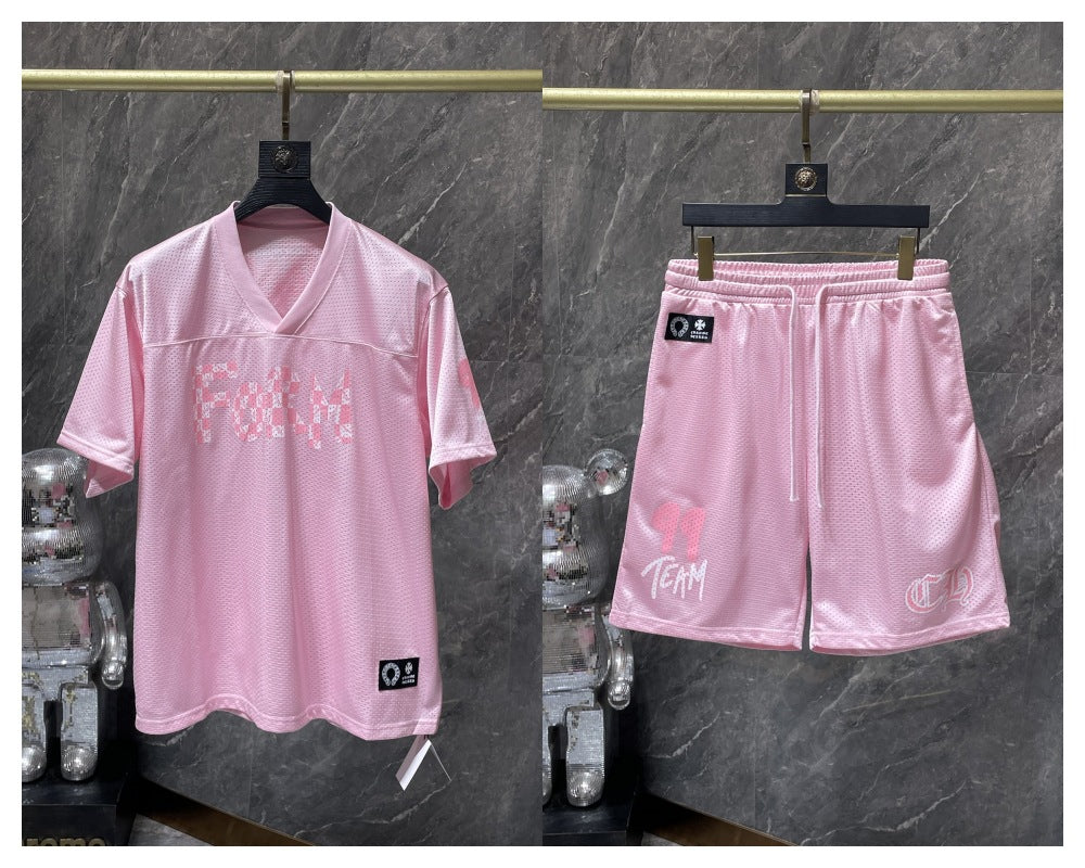 Chrome Hearts flower arm ice hockey casual Tops Pants
