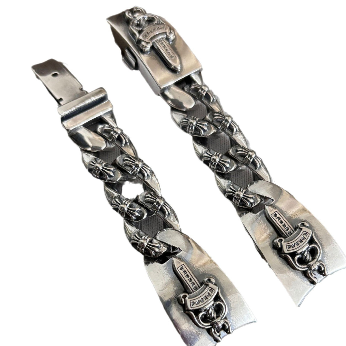 Chrome Hearts sword style watch bracelet
