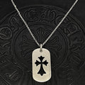 Chrome Hearts retro large military tag