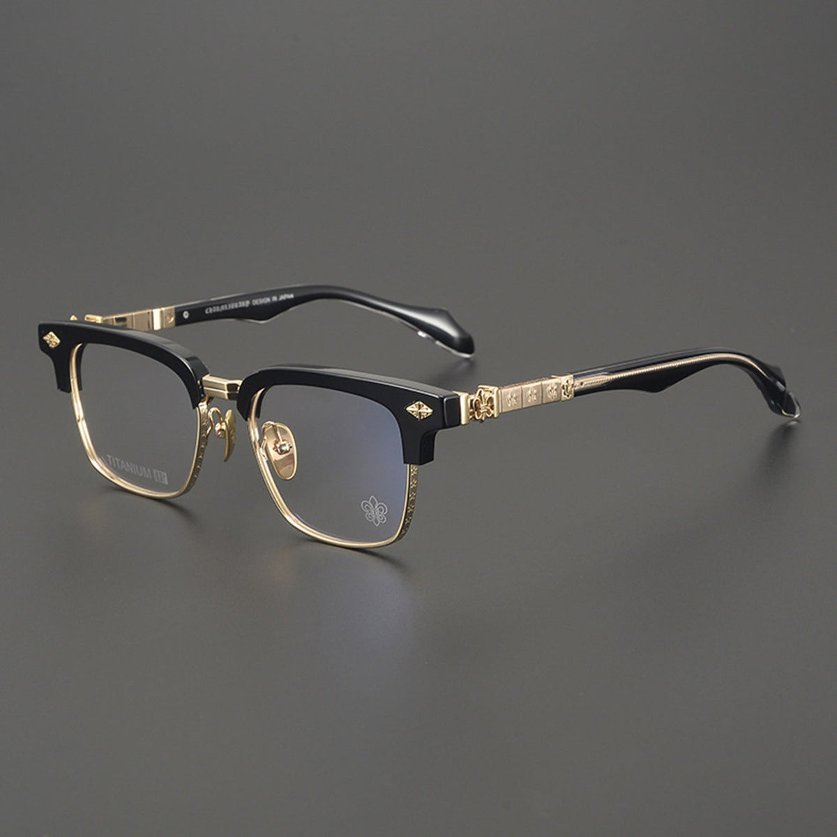 Chrome Hearts Hand-Carved Business Eyeglasses