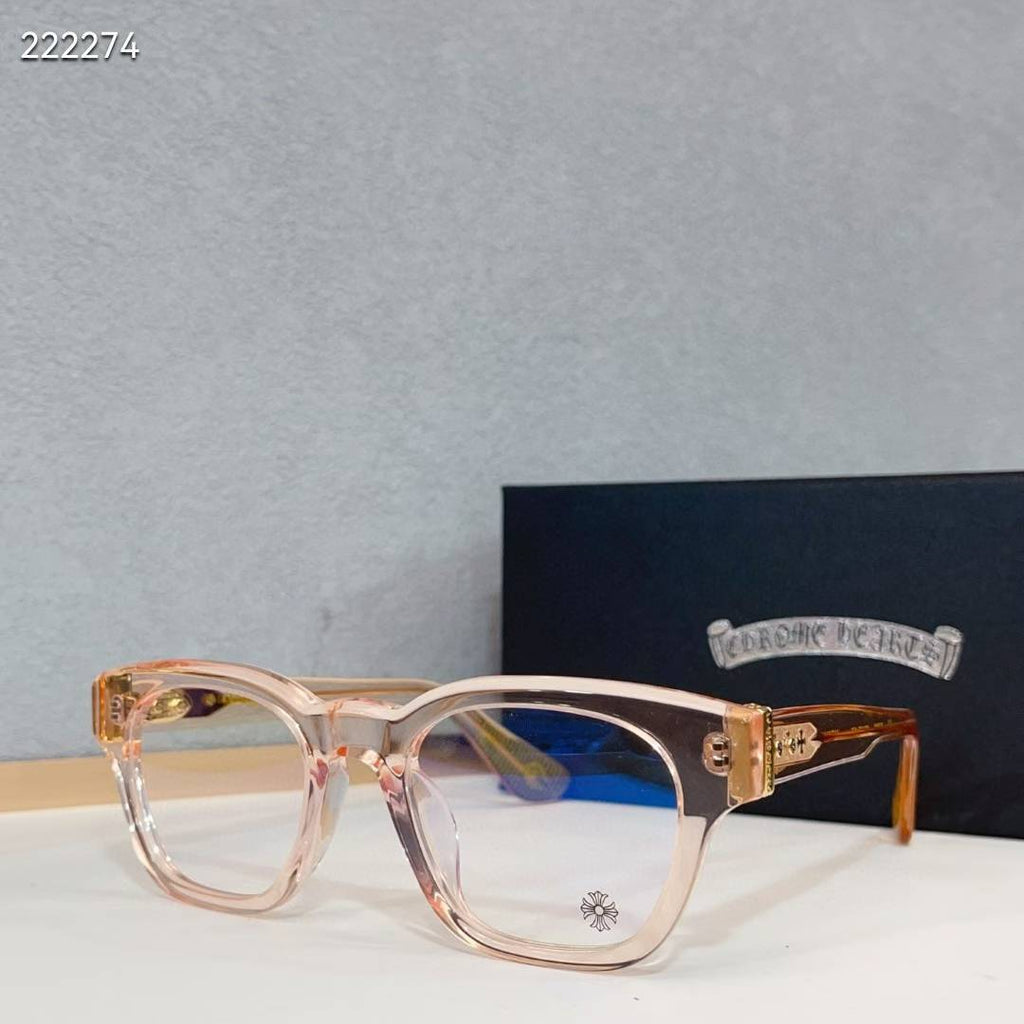 Chrome Hearts Round-Frame Glasses for Stylish Men