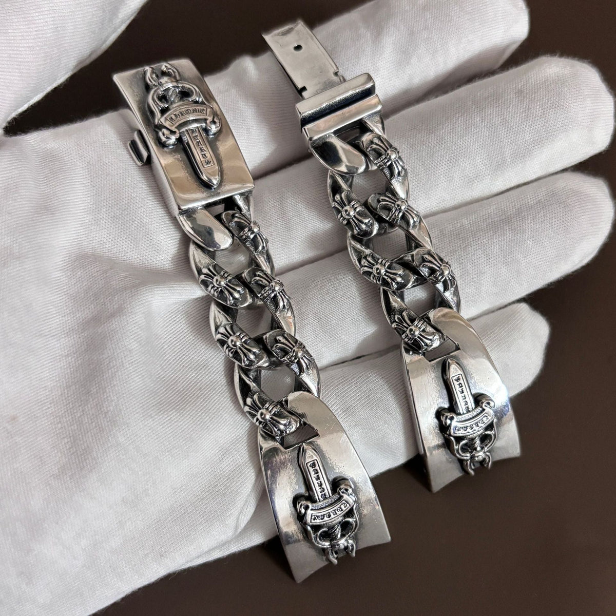 Chrome Hearts sword style watch bracelet