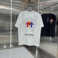 Chrome Hearts Washed Appliqué Embroidered Short-sleeved T-shirt