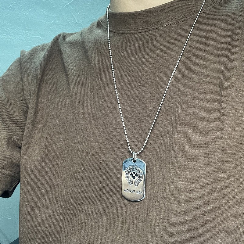 Chrome Hearts retro large military tag