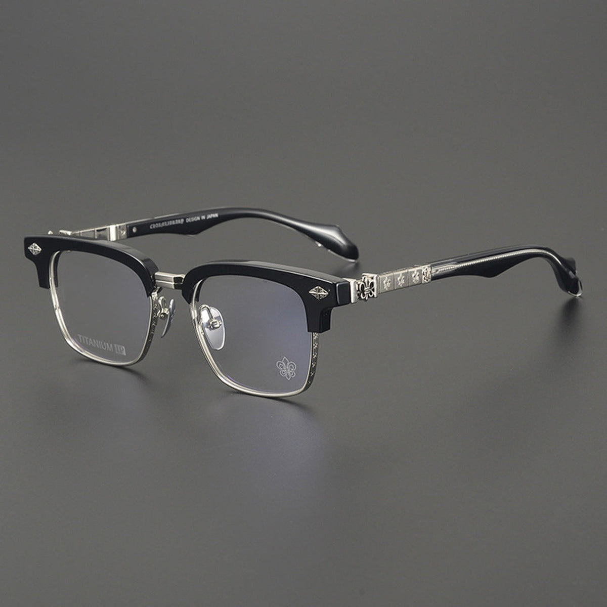 Chrome Hearts Hand-Carved Business Eyeglasses