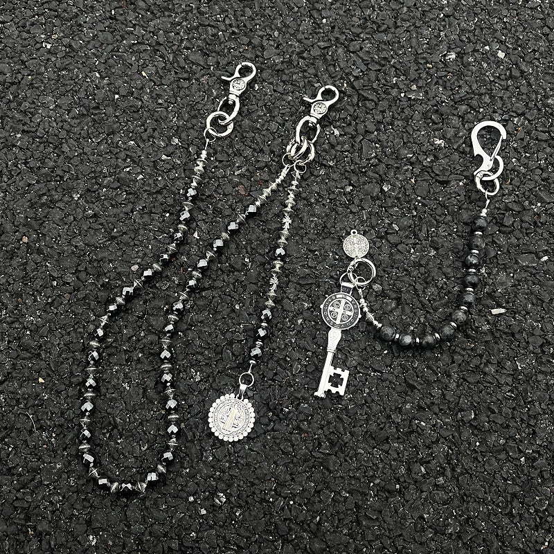 Chrome Hearts pure handmade beaded retro trouser chain