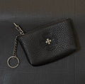 Chrome Hearts top-grain leather cross wallet