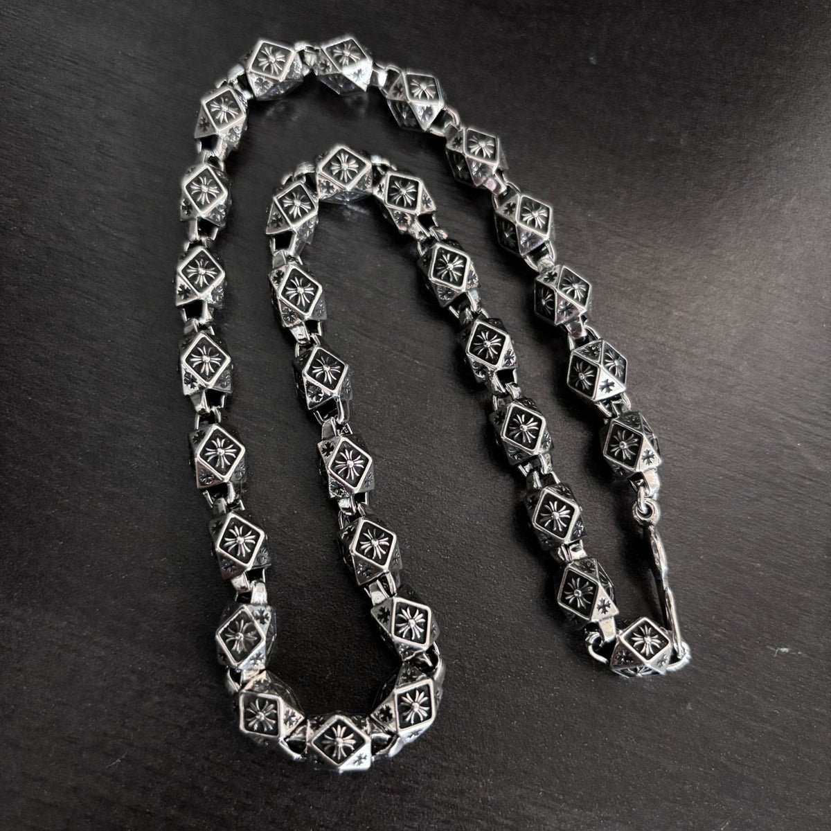 Chrome Hearts Cross Hook Necklace