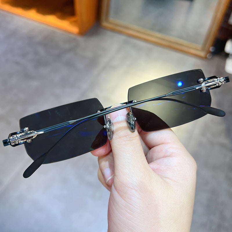 Chrome Hearts UV-blocking frameless sunglasses
