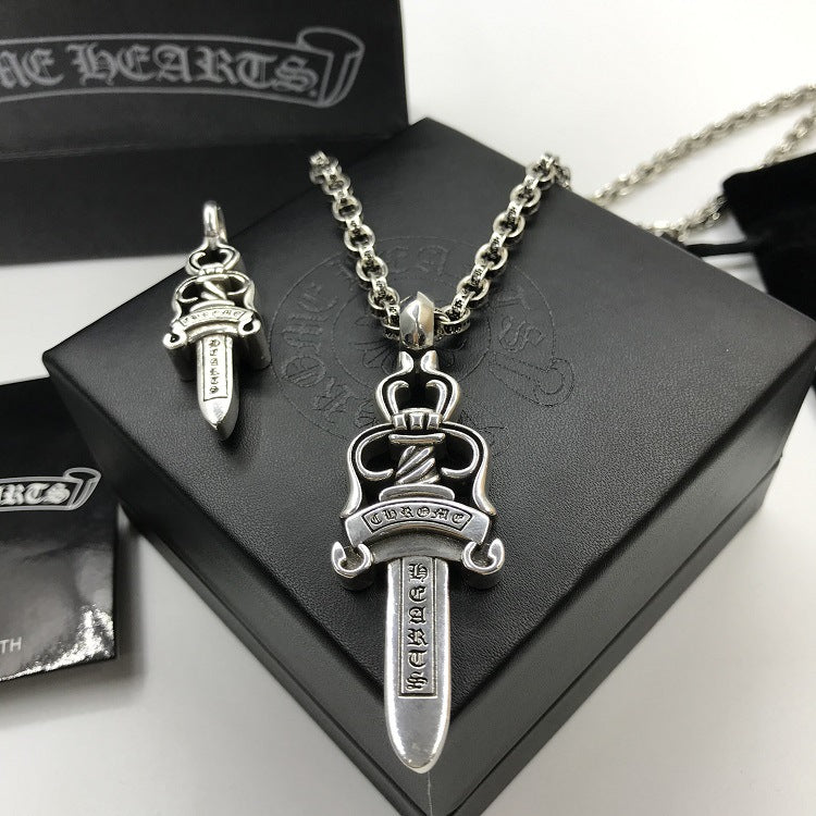 Chrome Hearts Dagger Pendant Necklace