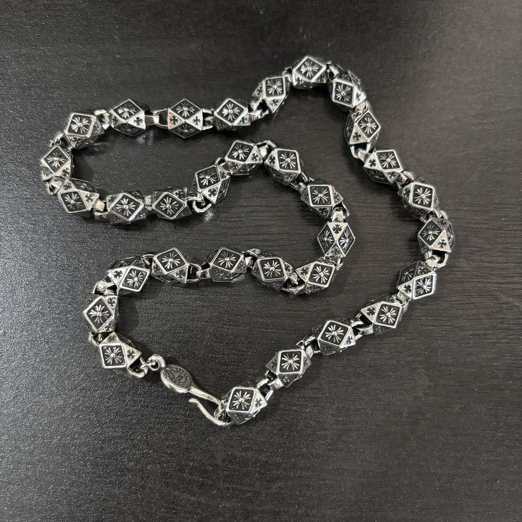 Chrome Hearts Cross Hook Necklace